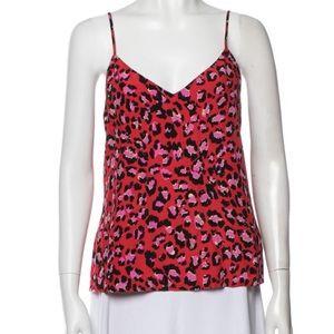 New with tags L’Agence leopard top, size extra small